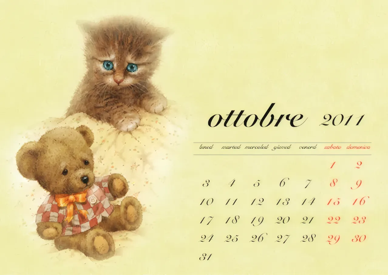 Calendario Stampabile Gratis