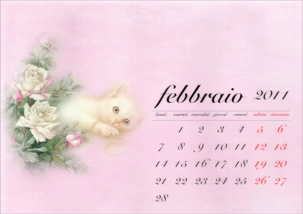 Calendario Stampabile Gratis