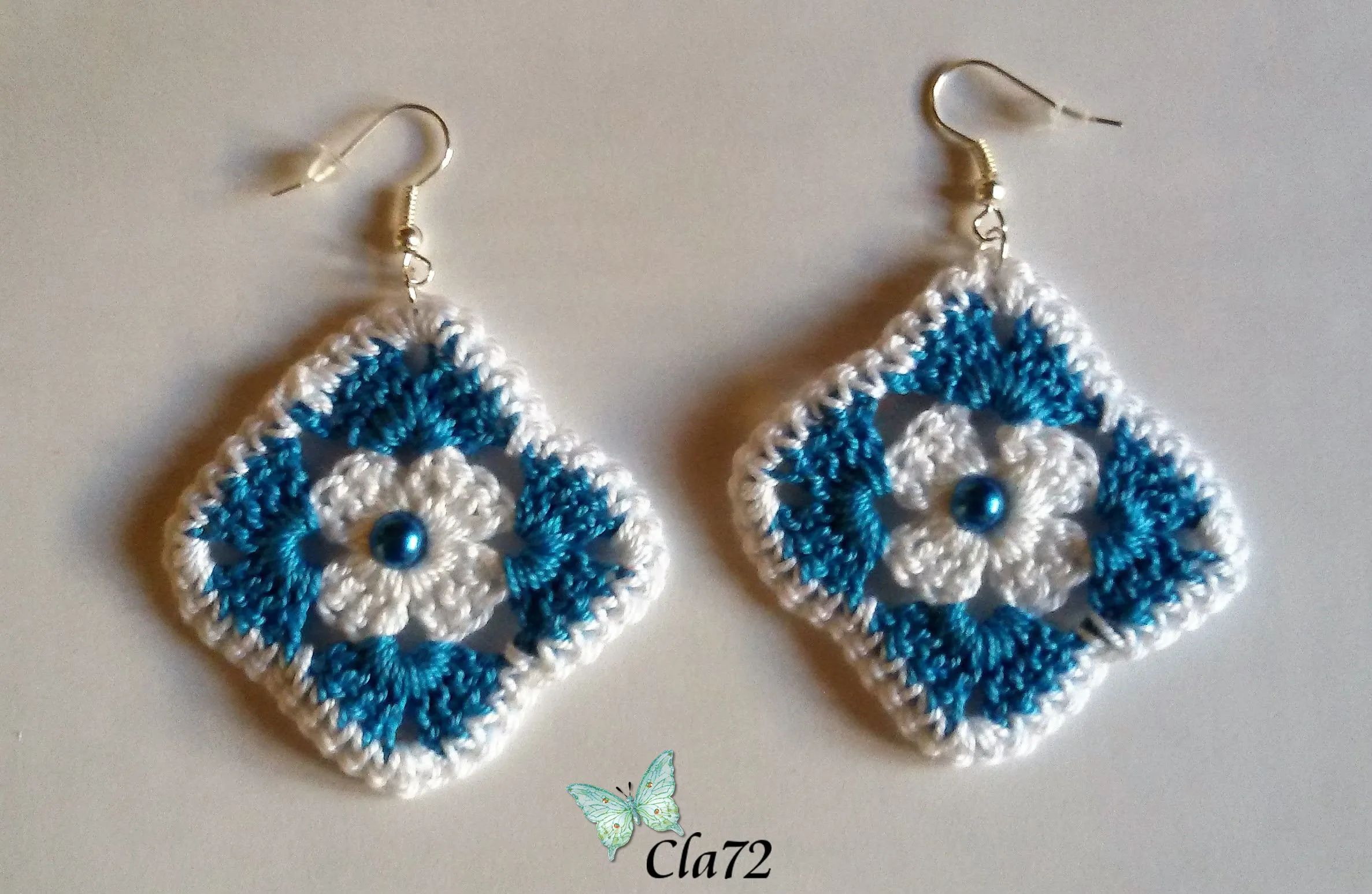 Orecchini Uncinetto Handmade — immagine 3