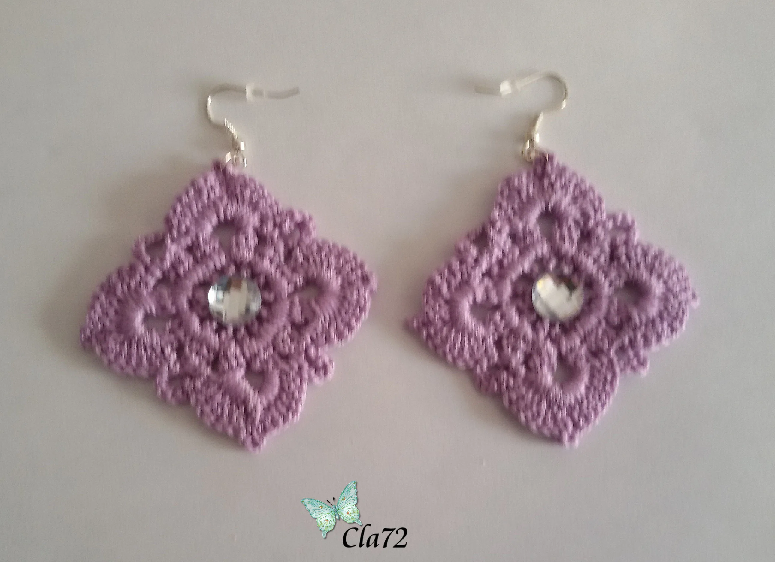 Orecchini Uncinetto Handmade — immagine 2