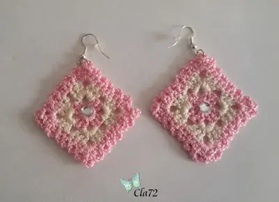 Orecchini all'uncinetto Handmade