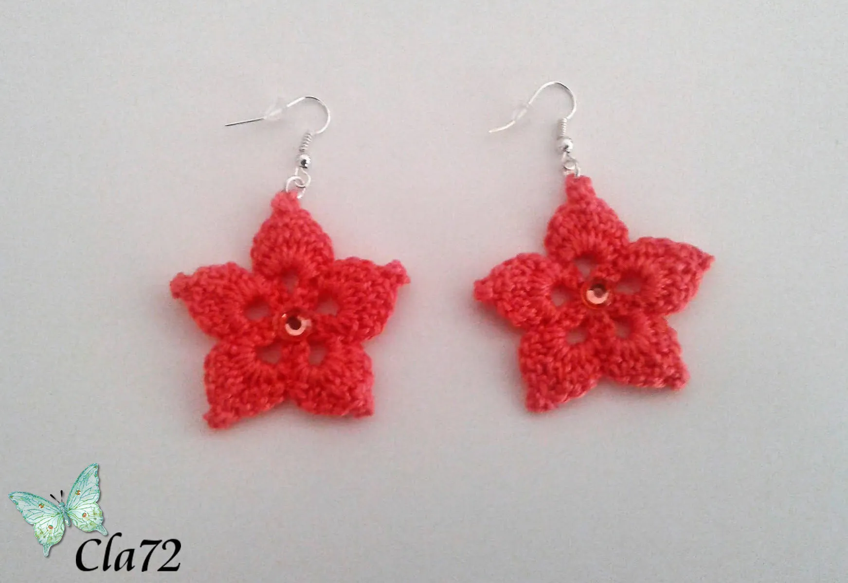 Orecchini Uncinetto Handmade — immagine 2