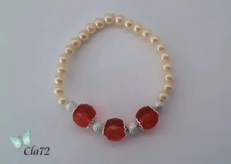 Bracciali con Perle Fatti a Mano Artigianali — immagine 2