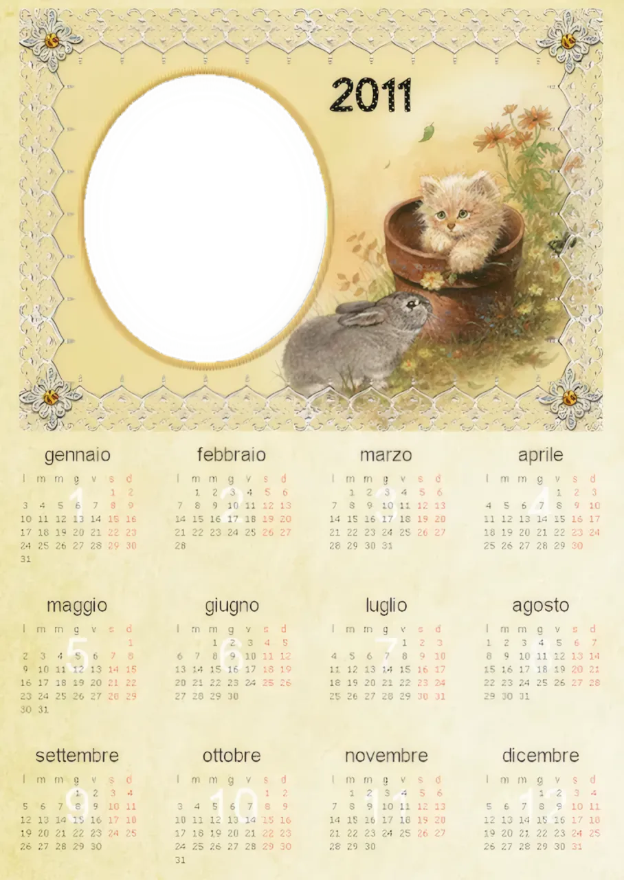 Calendari 2011 con Foto Stampabili Gratis — immagine 3