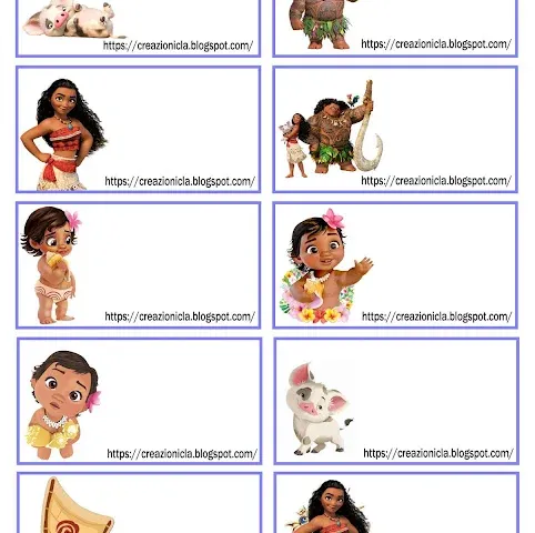 Etichette Back to school Oceania