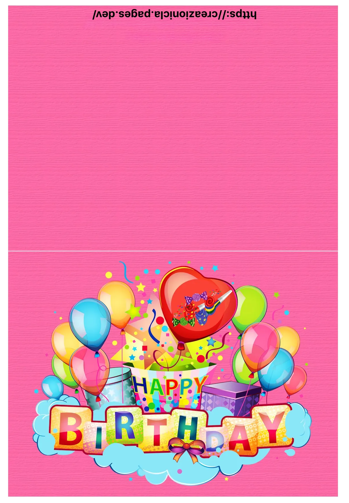 Biglietti Auguri Compleanno Stampabili Gratis — immagine 1