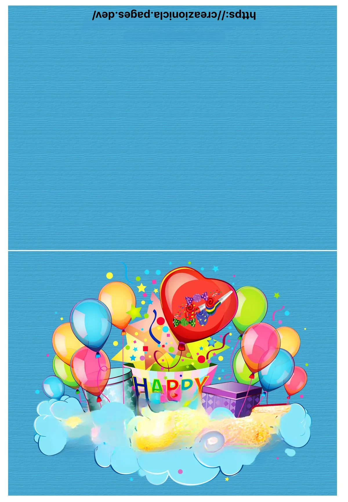 Biglietti Auguri Compleanno Stampabili Gratis — immagine 2