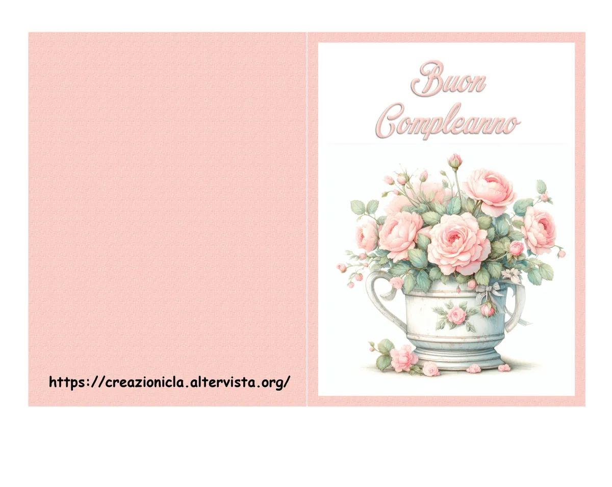 Biglietto D'auguri compleanno