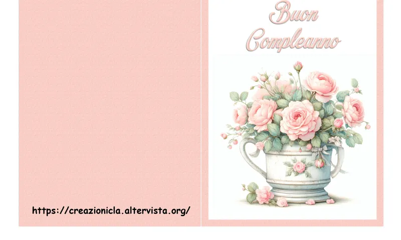 Biglietto D'auguri compleanno