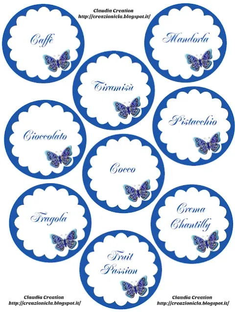 Cartellini per confettata