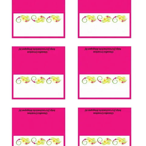 Segnaposti stampabili