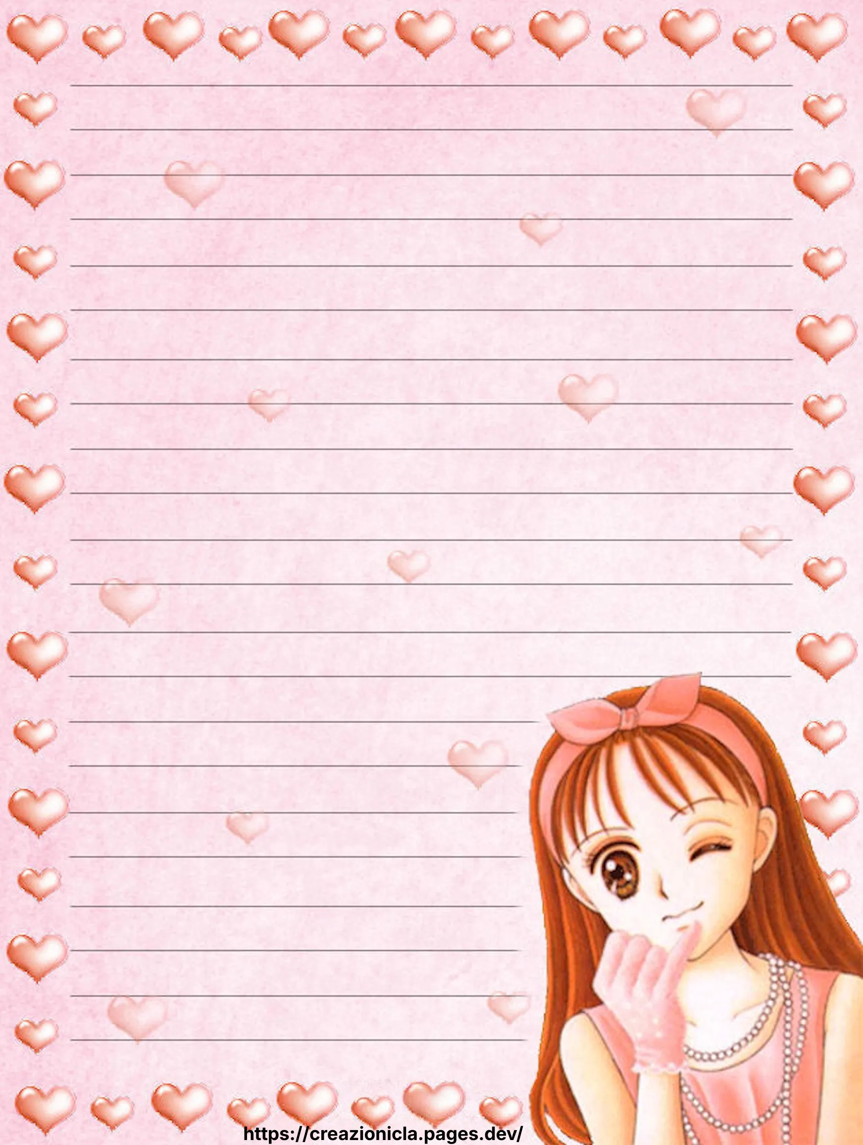 Carta da Lettere Stampabile Gratis