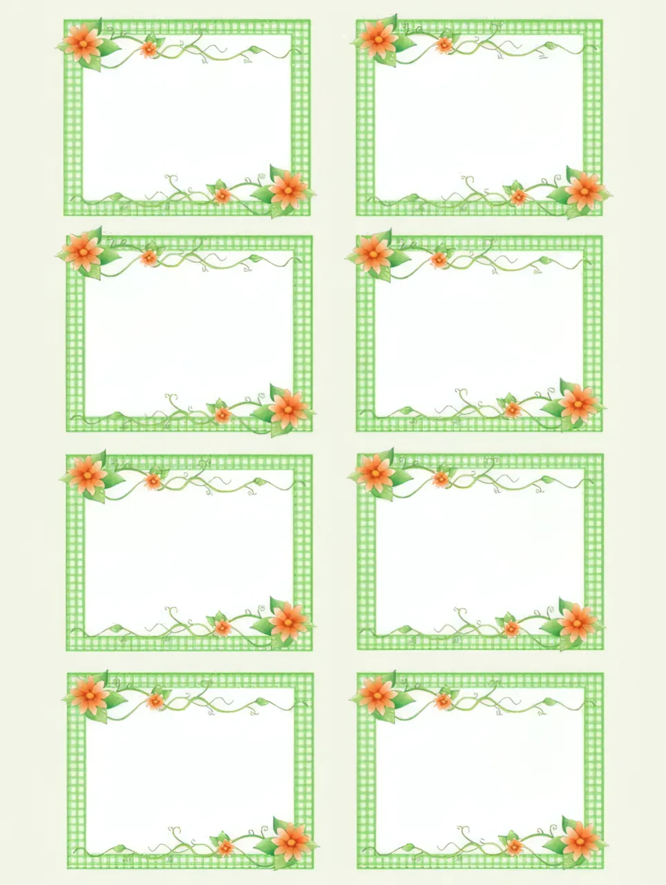 Etichette Floreali Stampabili Gratis — immagine 4