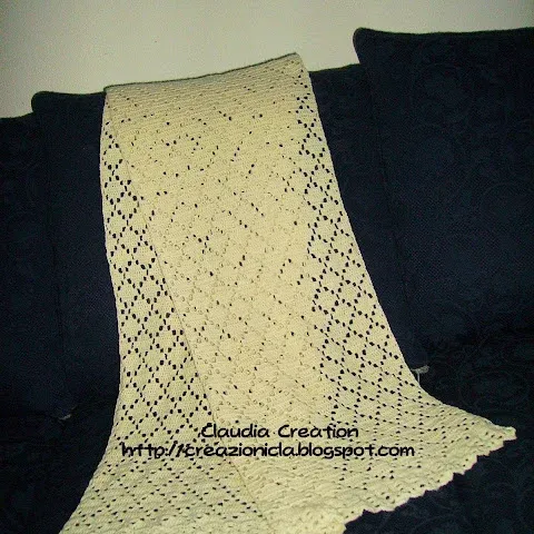 Sciarpa all'uncinetto