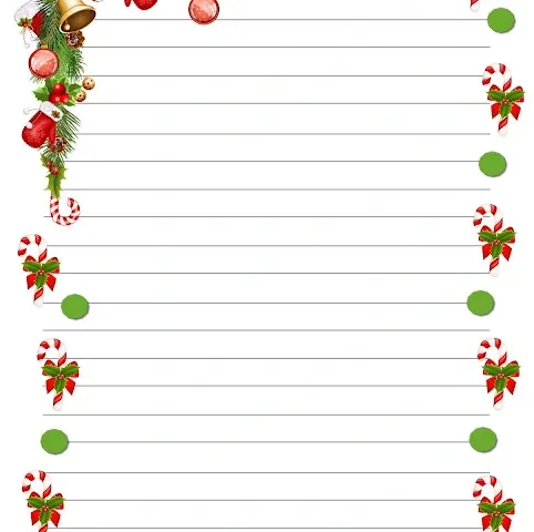 Carta da Lettere per Natale