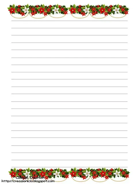 Carta da lettere Natalizia