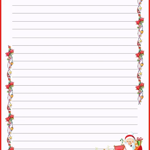 Carta da lettere Natale