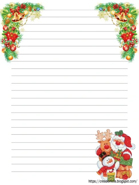 Carta da lettere Natale