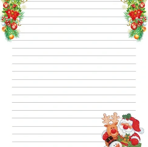 Carta da lettere Natale