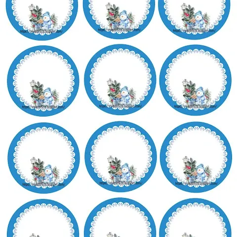 Etichette chiudi pacco Natale