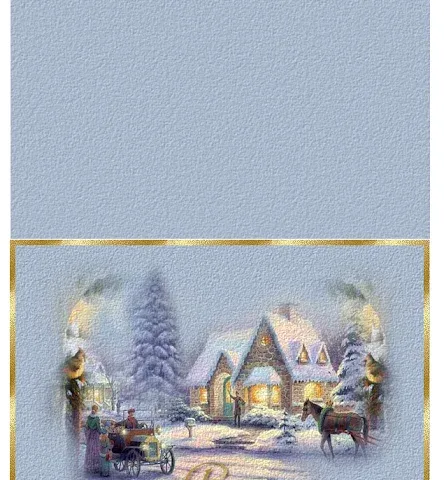 Biglietto d'auguri natalizio