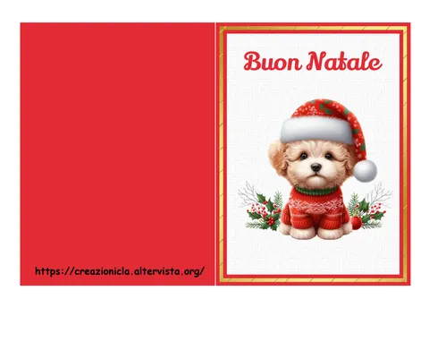Biglietto Auguri Natale Stampabile Gratis