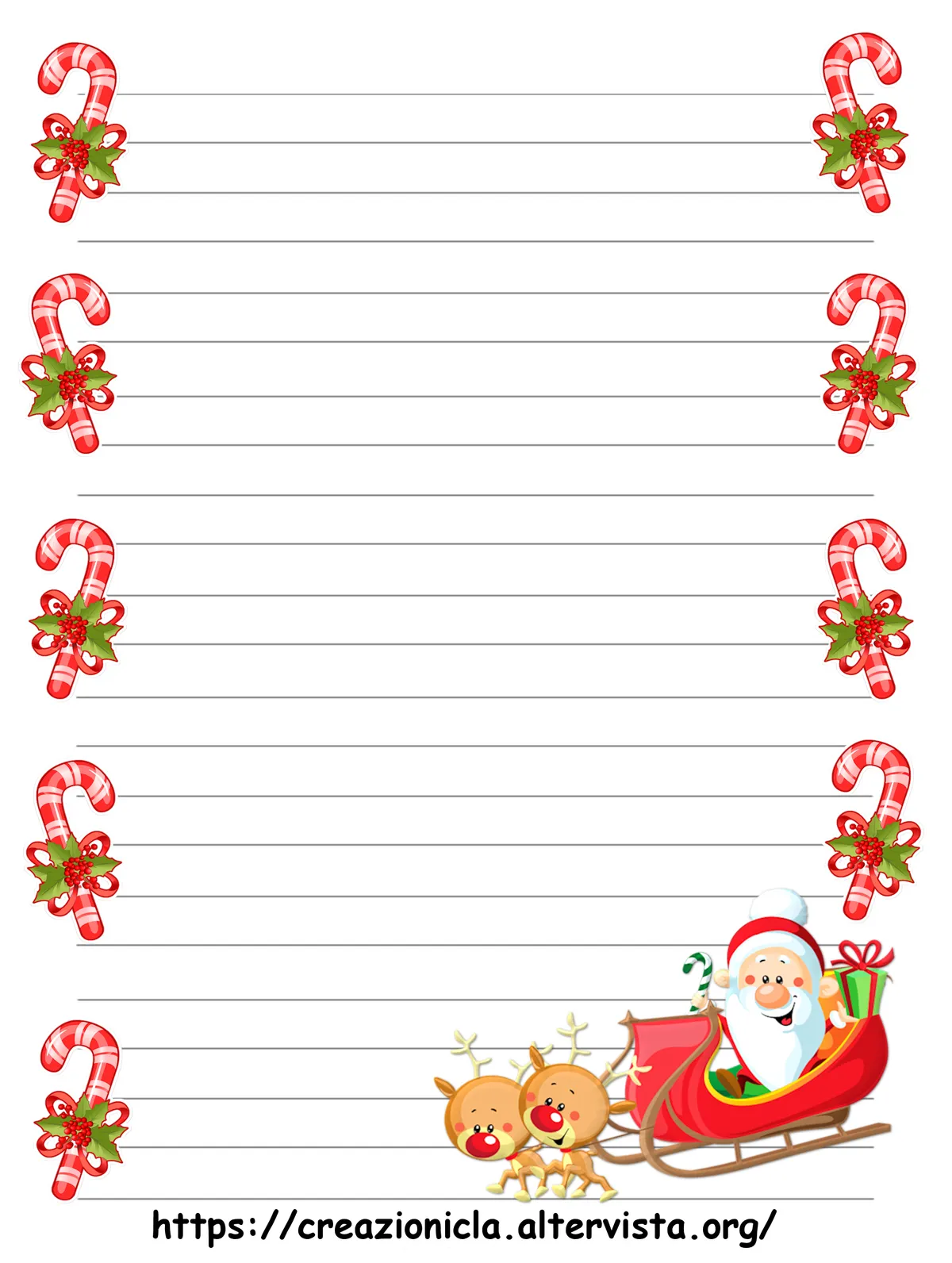 Carta da lettere Natale