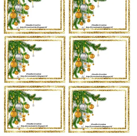 Etichette Natale