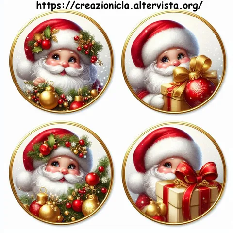 Etichette Natale Stampabili Gratis
