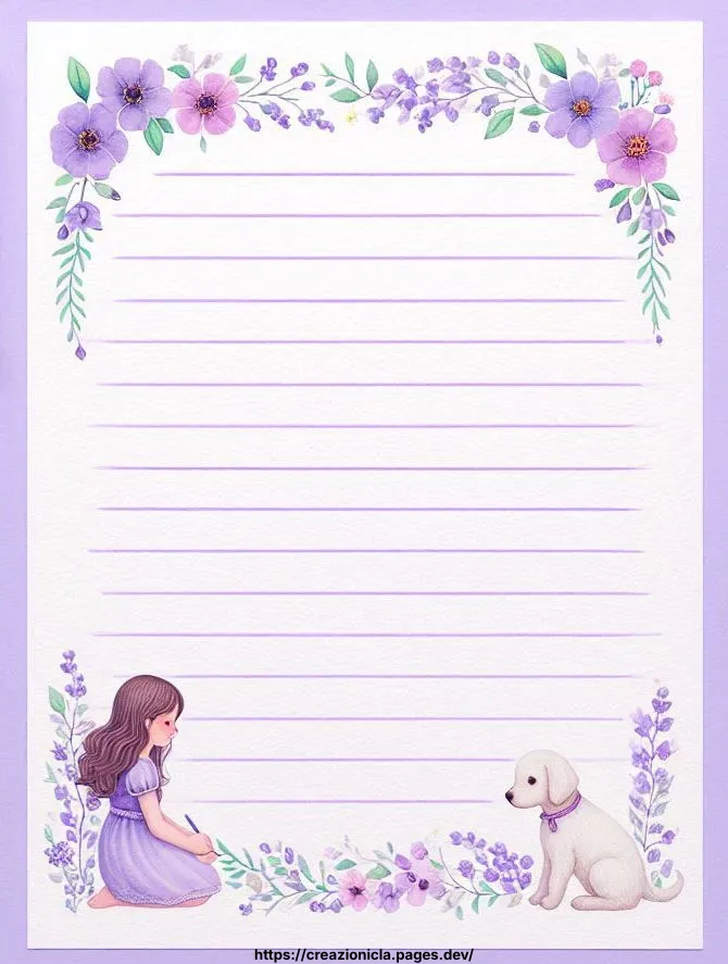 Carta da Lettere Stampabile Gratis