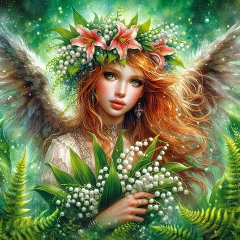 Immagini AI con Angeli Stampabili Gratis