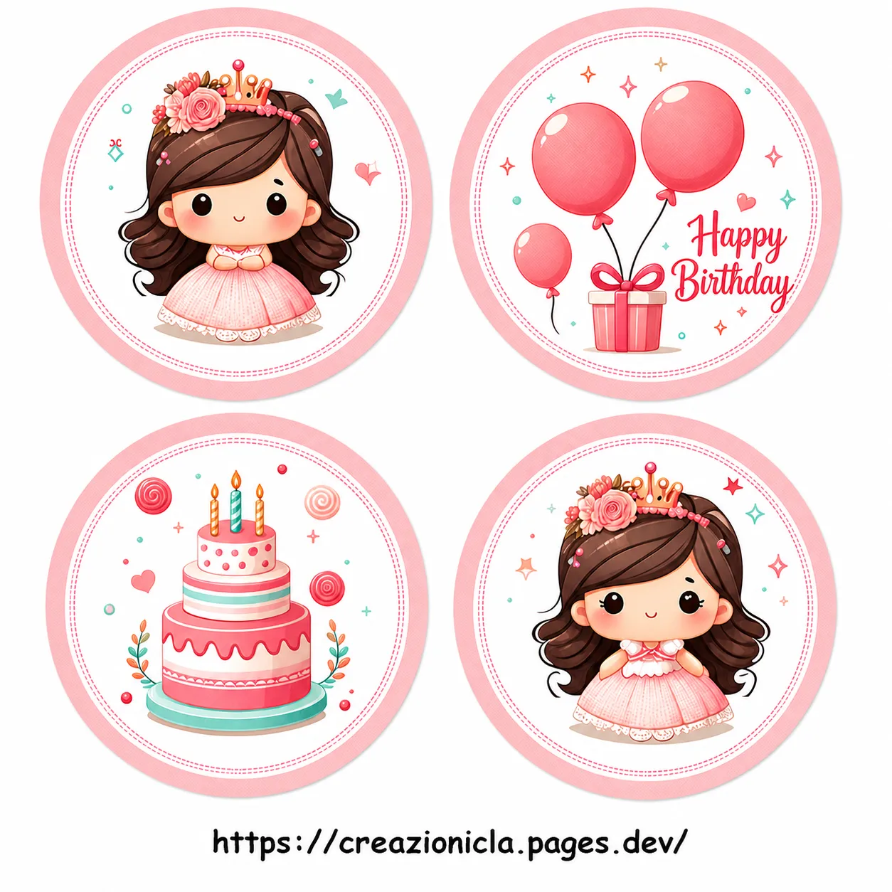 Etichette Compleanno Stampabili Gratis