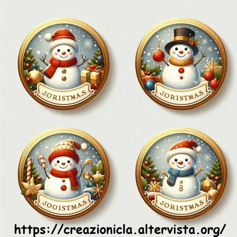 Etichette Natale Stampabili Gratis