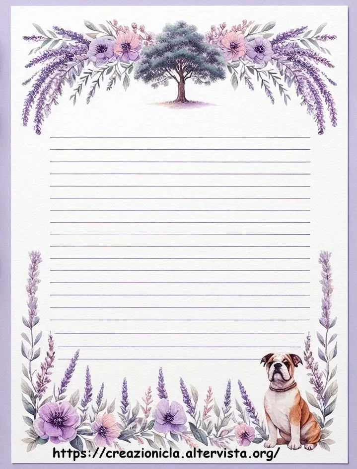 Carta da Lettere Stampabile Gratis - immagine 1