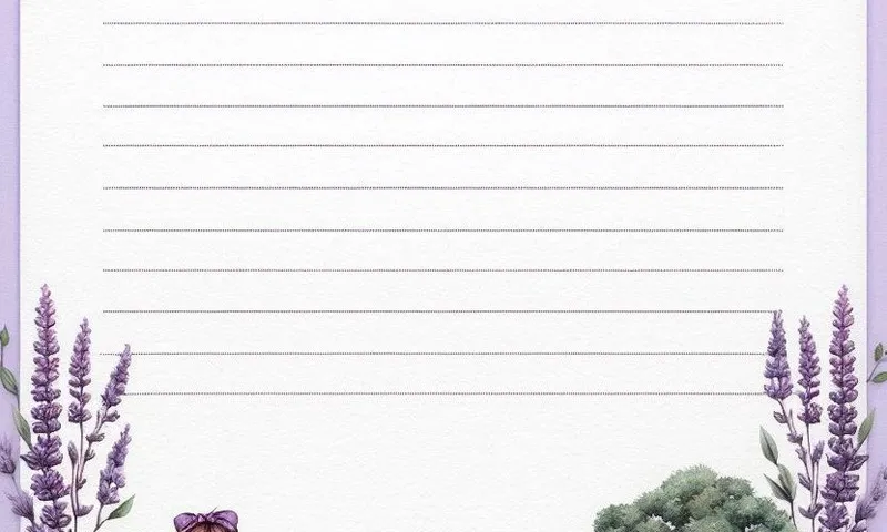 Carta da lettere stampabile