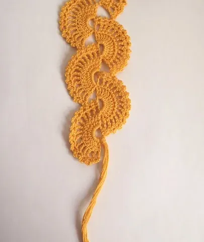 Segnalibro all'uncinetto