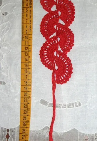 Segnalibro all'uncinetto