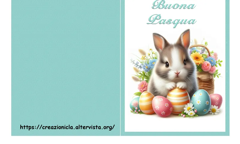 Biglietto d'auguri Pasqua