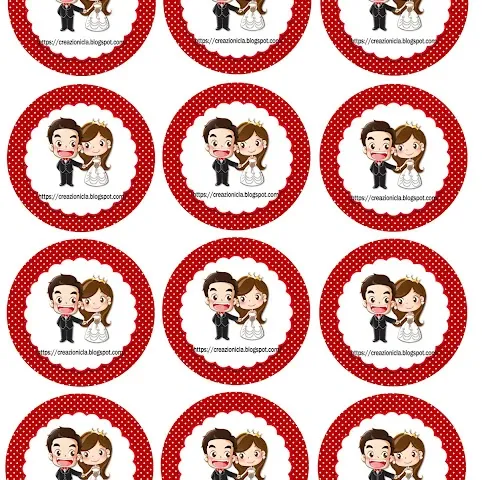 Etichette per bomboniere sposi