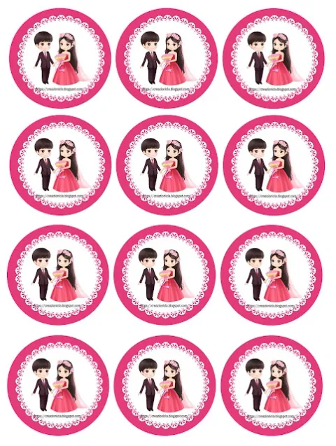 Etichette bomboniere sposi