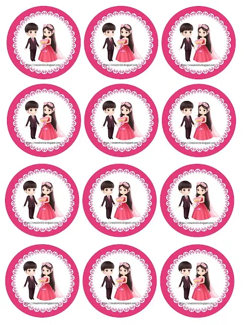 Etichette bomboniere sposi