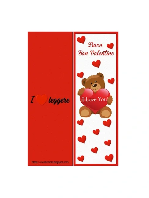 Segnalibro per San Valentino