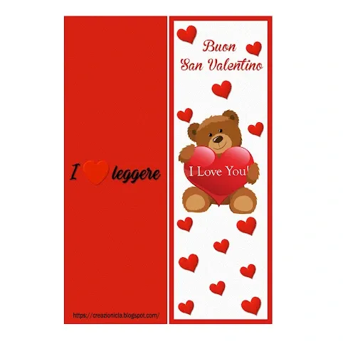 Segnalibro per San Valentino