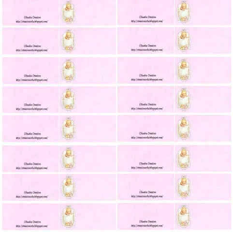 Bigliettini bomboniere Battesimo