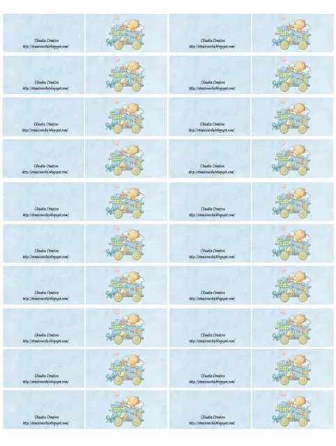 Bigliettini bomboniere nascita