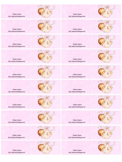 Bigliettini bomboniere nascita