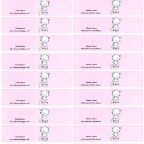 Bigliettini bomboniere Battesimo