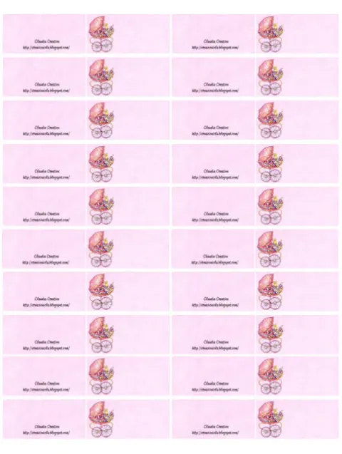 Bigliettini bomboniera Battesimo -nascita