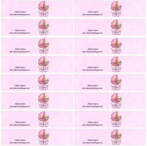 Bigliettini bomboniera Battesimo -nascita