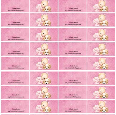 Bigliettini per bomboniere baby